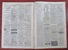 1st Thanksgiving Day Family Dinner U.S. Grant 1865 Harper's Civil War newspaper