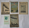 Zeppelin Ephemera Promo Booklets Almanacs Periodicals 1920's-40's Lot x 5 items