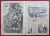Emancipation Proclamation Winslow Homer Nast 1863 Harper's Civil War newspaper
