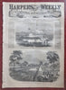 Gettysburg PA Scenes of Battle Longstreet 1863 Harper's Civil War newspaper