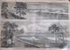 Gettysburg PA Scenes of Battle Longstreet 1863 Harper's Civil War newspaper