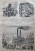 Gettysburg PA Scenes of Battle Longstreet 1863 Harper's Civil War newspaper