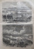 Gettysburg PA Scenes of Battle Longstreet 1863 Harper's Civil War newspaper