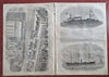 Lincoln Proclaims 1st National Thanksgiving Libey Prison 1863 Harper's Civil War