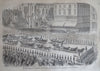 Lincoln Proclaims 1st National Thanksgiving Libey Prison 1863 Harper's Civil War