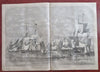 Lincoln Proclaims 1st National Thanksgiving Libey Prison 1863 Harper's Civil War