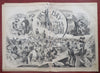 Winslow Homer Pay Day Army of Potomac map 1863 Harper's Civil War newspaper