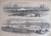 Winslow Homer Pay Day Army of Potomac map 1863 Harper's Civil War newspaper