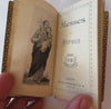 Mass Vespers French Catholic Devotional 1901 fine small decorative leather book