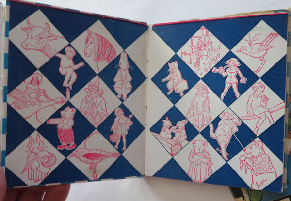 Mother Goose Nursery Rhymes Jingles 1920's Lot x 2 juvenile