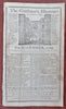 Maryland & Delaware Mason/ Dixon Map Ibix Bird Print 1769 London mag. full issue