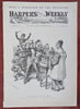 Uncle Sam China Commerce Horse Show NYC Harper's newspaper 1899 complete issue