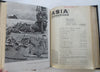 Asia & the Americas Magazine 1943 Bound Volume Complete Year's Run 12 issues