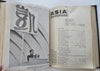 Asia & the Americas Magazine 1943 Bound Volume Complete Year's Run 12 issues