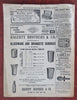 Druggist's Circular Chemistry Pharmacy Trade Magazine 1900 rare w/Nude Ad!