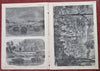 Chattanooga Tennessee Army of the Cumberland 1863 Harper's Civil War newspaper