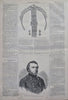 Chattanooga Tennessee Army of the Cumberland 1863 Harper's Civil War newspaper