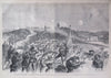 Chattanooga Tennessee Army of the Cumberland 1863 Harper's Civil War newspaper