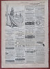 Lincoln Funeral John Wilkes Booth Killed 1865 Harper's Civil War newspaper