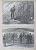 Lincoln Funeral John Wilkes Booth Killed 1865 Harper's Civil War newspaper