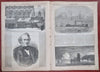 Lincoln Funeral John Wilkes Booth Killed 1865 Harper's Civil War newspaper