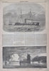 Lincoln Funeral John Wilkes Booth Killed 1865 Harper's Civil War newspaper