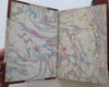 John Milton Collected Poems English Poets 1853 lovely 2 vol. leather set