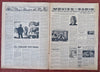Transatlantic Zeppelin cover art Service Air Travel 1936 rare pictorial magazine