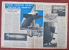 Transatlantic Zeppelin cover art Service Air Travel 1936 rare pictorial magazine