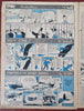 Transatlantic Zeppelin cover art Service Air Travel 1936 rare pictorial magazine