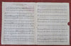 Cartoon Map WWI Sheet Music Europe Germany- France 1918 cartographic cover