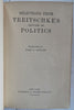 Treitschke's Political Lectures German Nationalism WWI 1914 leather book