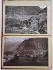 Gotthardbahn Switzerland Tourist Album 1893 real photo souvenir album