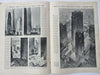 USS Akron World's Largest Airship Flight Views 1930 rare UK Illustrated newsppr.