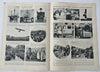 USS Akron World's Largest Airship Flight Views 1930 rare UK Illustrated newsppr.