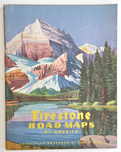 Firestone Road Atlas City Plans & Routes 1947 pictorial auto car travel book