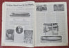 Aviation Cartoon map 1928 Henry Comstock rare Boy's Life mag. cover Scouting