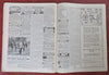 Aviation Cartoon map 1928 Henry Comstock rare Boy's Life mag. cover Scouting