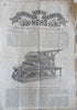 Leffel's Illustrated Mechanical News 1871-73 Ohio rare 1st years run x 12 issues