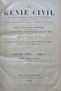 Civil Engineering in Europe 1887 French illustrated journal rare monumental book