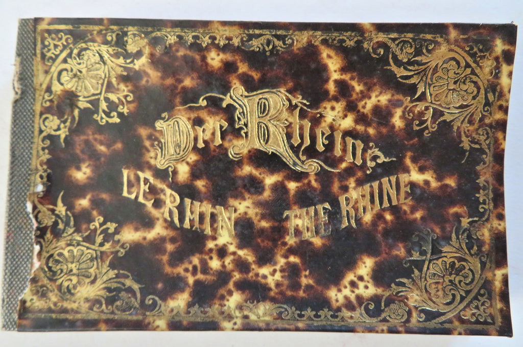 Rhine River Tourist Keepsake Germany Landscape Views c.1880's pictorial album