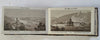 Rhine River Tourist Keepsake Germany Landscape Views c.1880's pictorial album