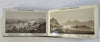 Rhine River Tourist Keepsake Germany Landscape Views c.1880's pictorial album
