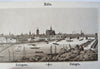 Rhine River Tourist Keepsake Germany Landscape Views c.1880's pictorial album