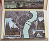 Rhine River Panorama Cologne Mainz Decorative Vignettes c. 1895 souvenir album