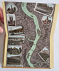 Rhine River Panorama Cologne Mainz Decorative Vignettes c. 1895 souvenir album