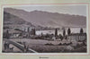 Switzerland Souvenir Album lithographed birds-eye views c. 1890's pictorial book