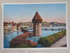 Lucerne Switzerland Uri Schwyz Unterwalden c. 1910 travel souvenir album