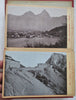 Lucerne Switzerland City Views Street Scenes Lake c. 1890 souvenir photo album
