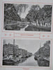 Amsterdam Holland Street Scenes c. 1900 Vlieger fine album many nice photo views